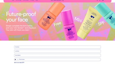 Free Mini SPF Offer from Ultra Violette
