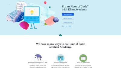 Hour of Code Learning Material from Khan Academy