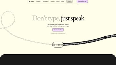 Free Voice-to-Text AI from Wispr Flow