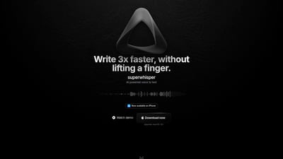 Super Whisper AI Writing Tool