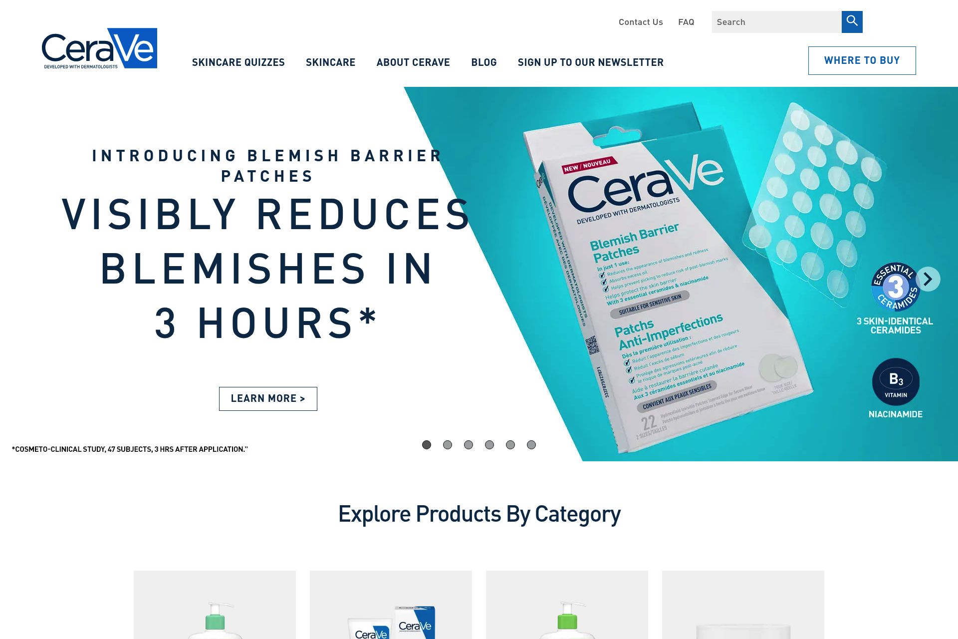 Full size screenshot of Free Skincare Sample from CeraVe